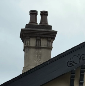 Octagonal Glazed Victorian Style Chimney Pot