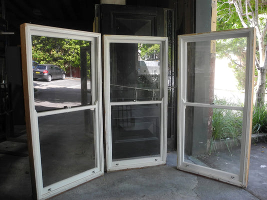 Set of 3 Double Hung Windows