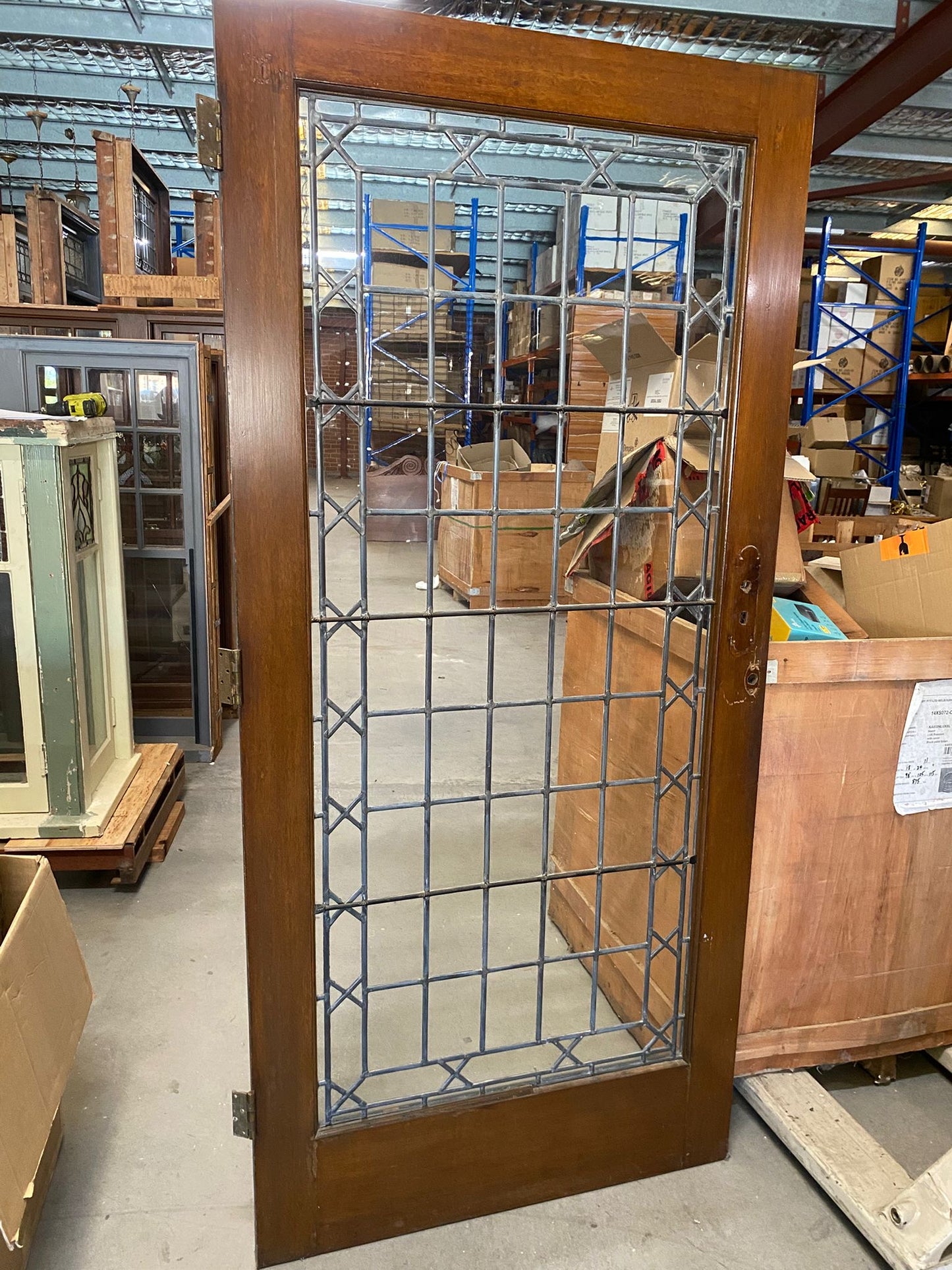 Extra Wide Leadlight Door