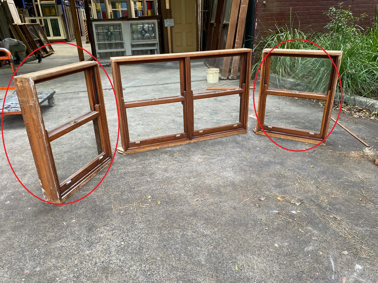 Western Red Cedar Double Hung Windows