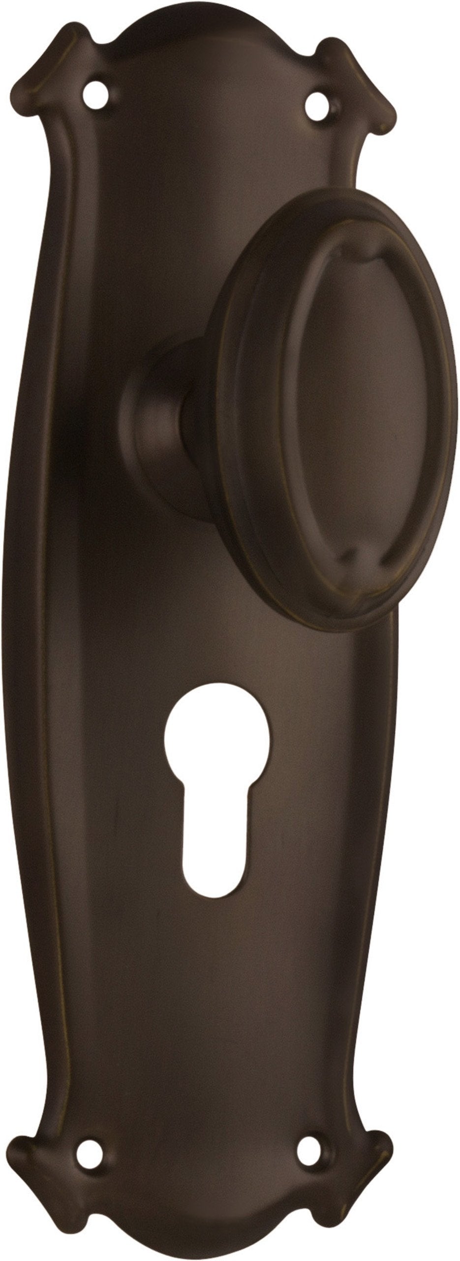 Bungalow Door Knob - Long Backplate