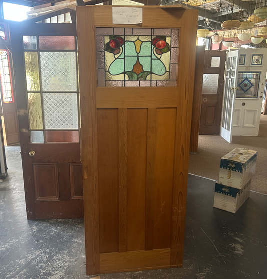 Western Red Cedar Edwardian Leadlight Front Door
