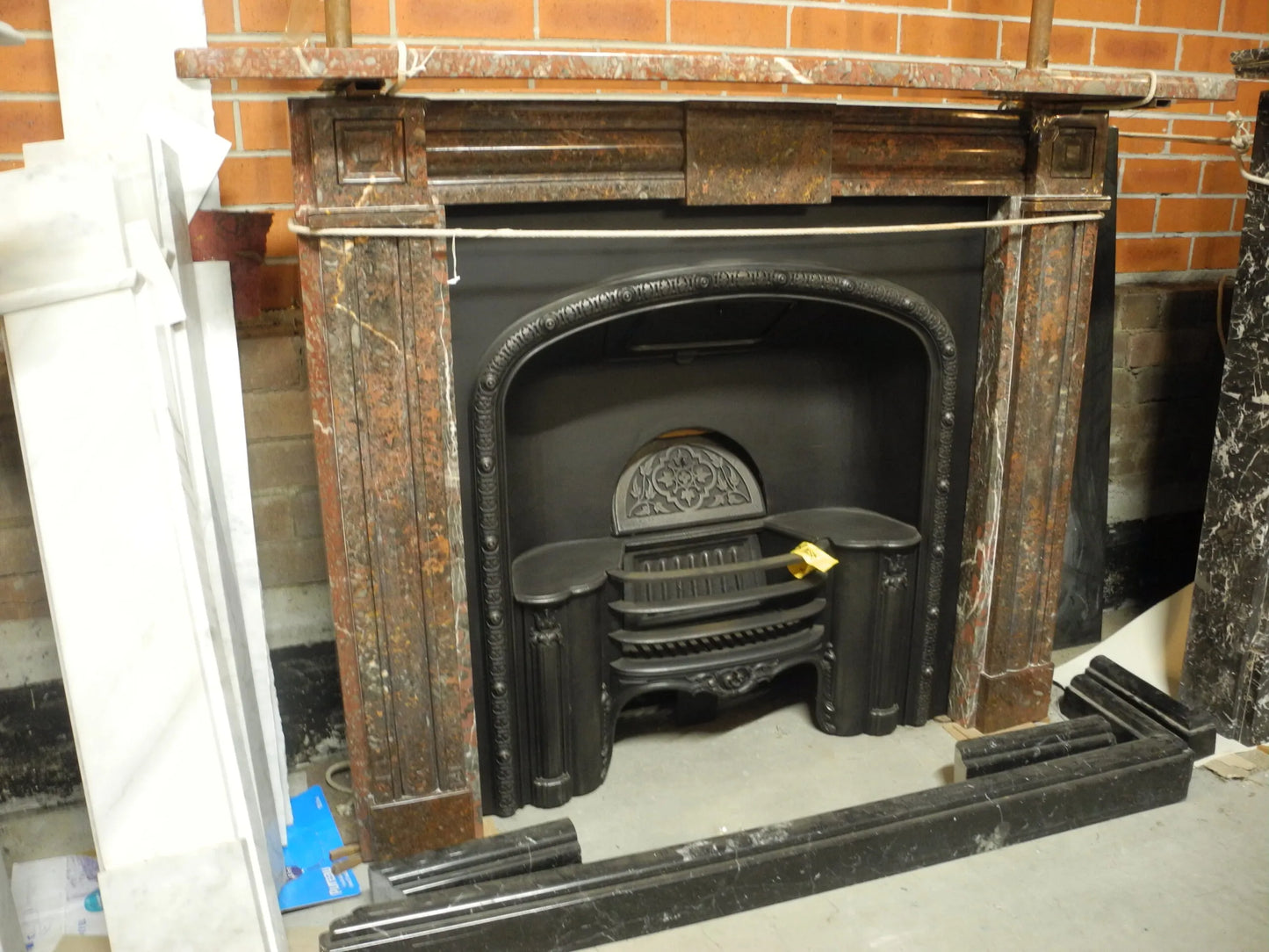 010 Original Restored Colonial Style Mantle