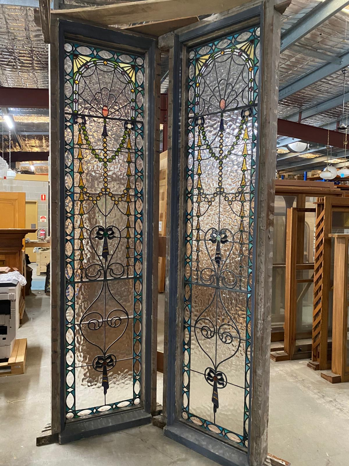Large Leadlight Feature Windows