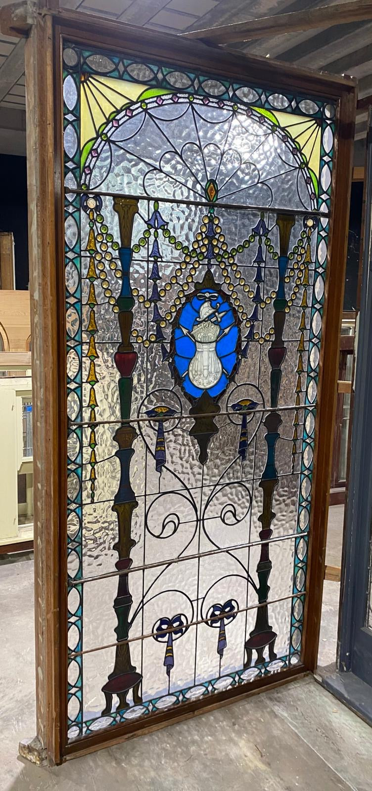 Large Leadlight Feature Windows