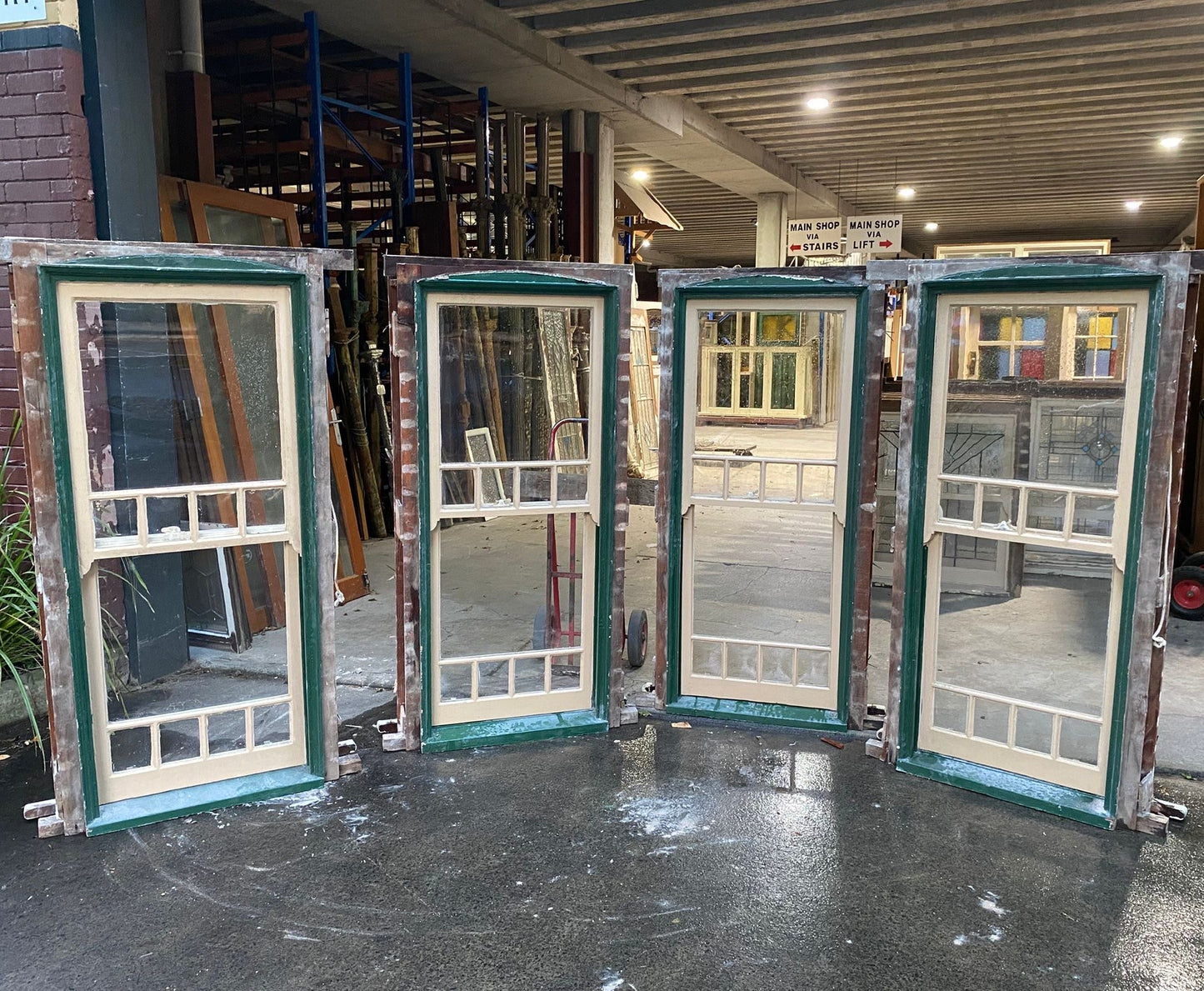 Set of 4 Double Hung Windows