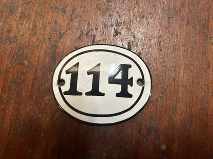 Discontinued Enamel Numbers