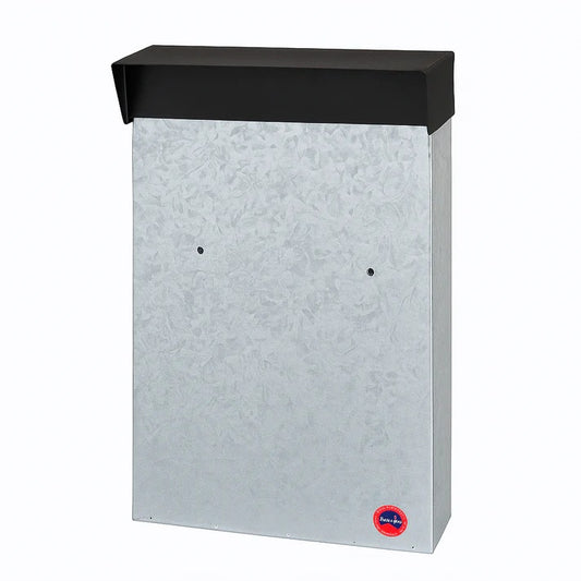 Jumbo Letterbox (Top Lid) - Silver Galvanised