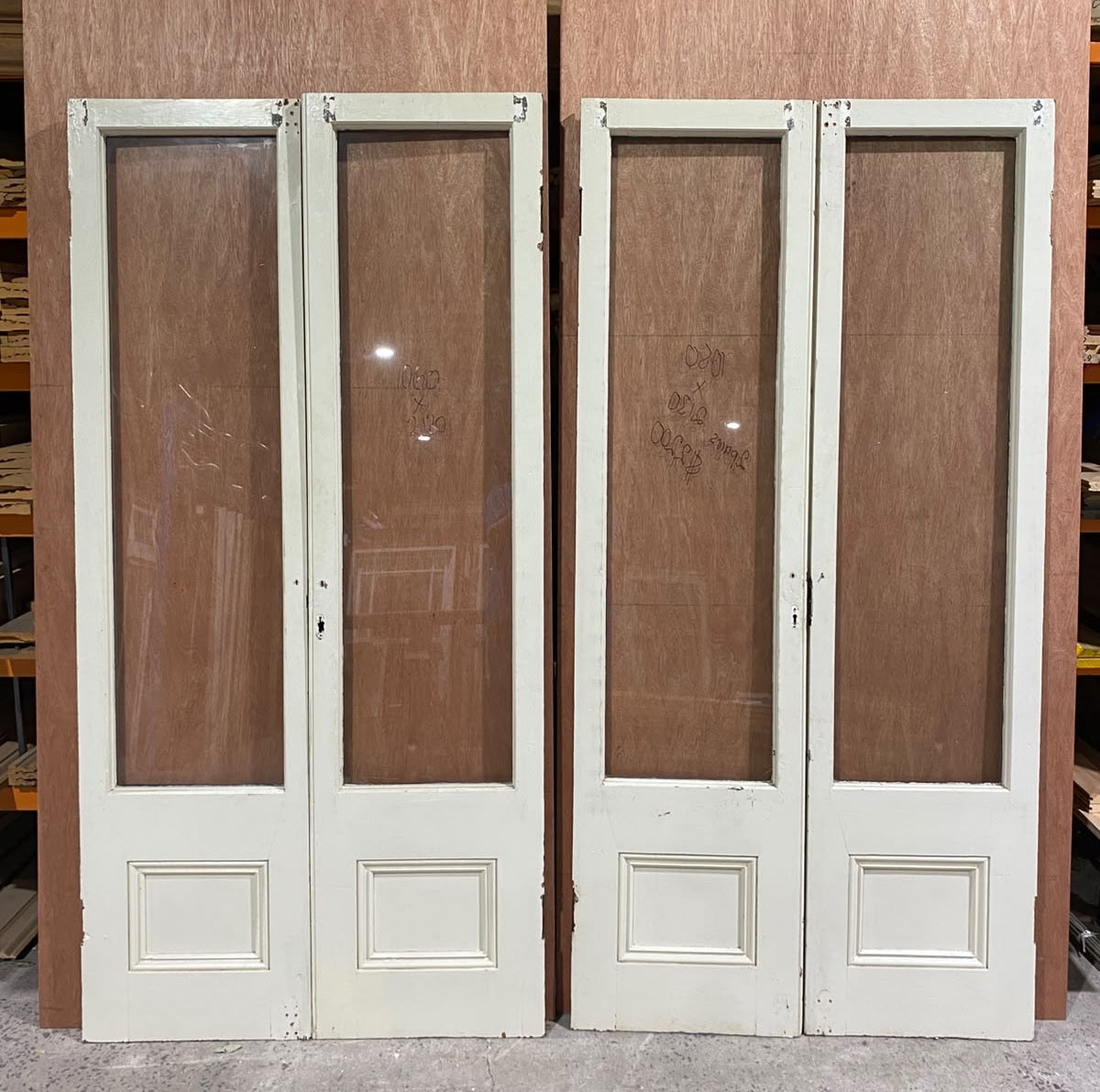 2 Pairs of Victorian French Doors