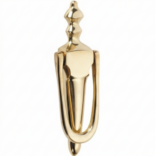 Victorian Door Knocker - Polished Brass
