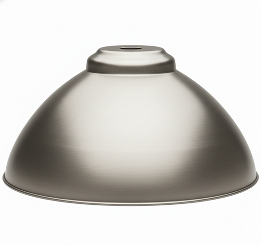 14" Dome Shade - Satin Nickel