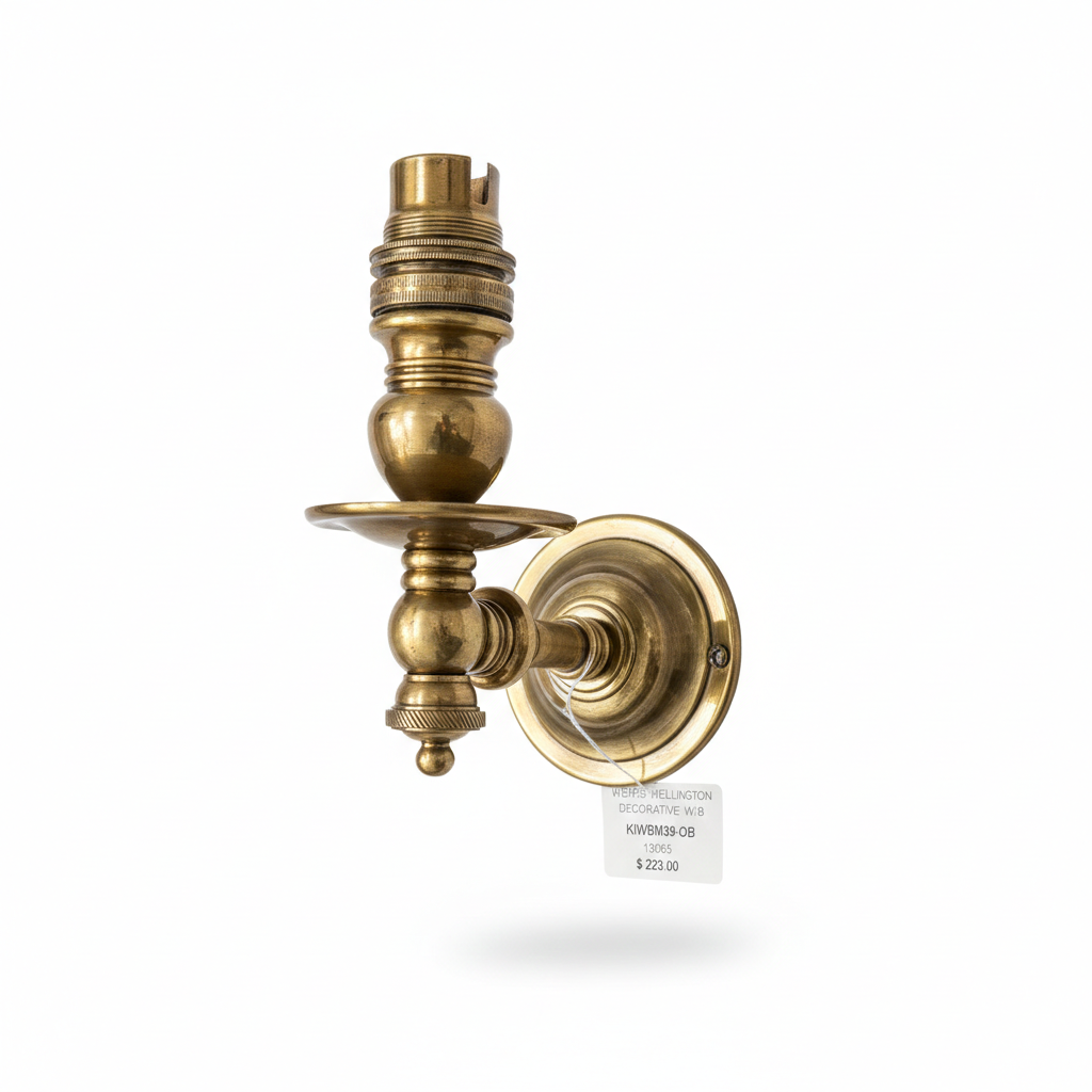 Wellington Decorative Wall Bracket, Old Brass