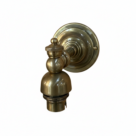 Wellington Plain Wall Bracket, Old Brass