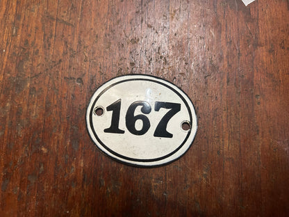 Discontinued Enamel Numbers