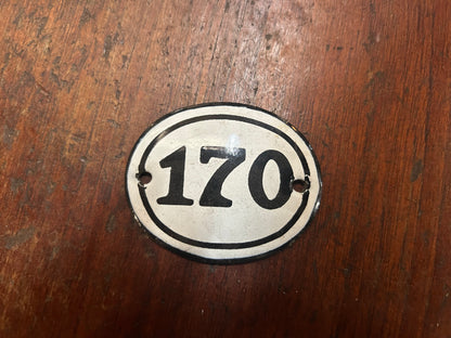 Discontinued Enamel Numbers