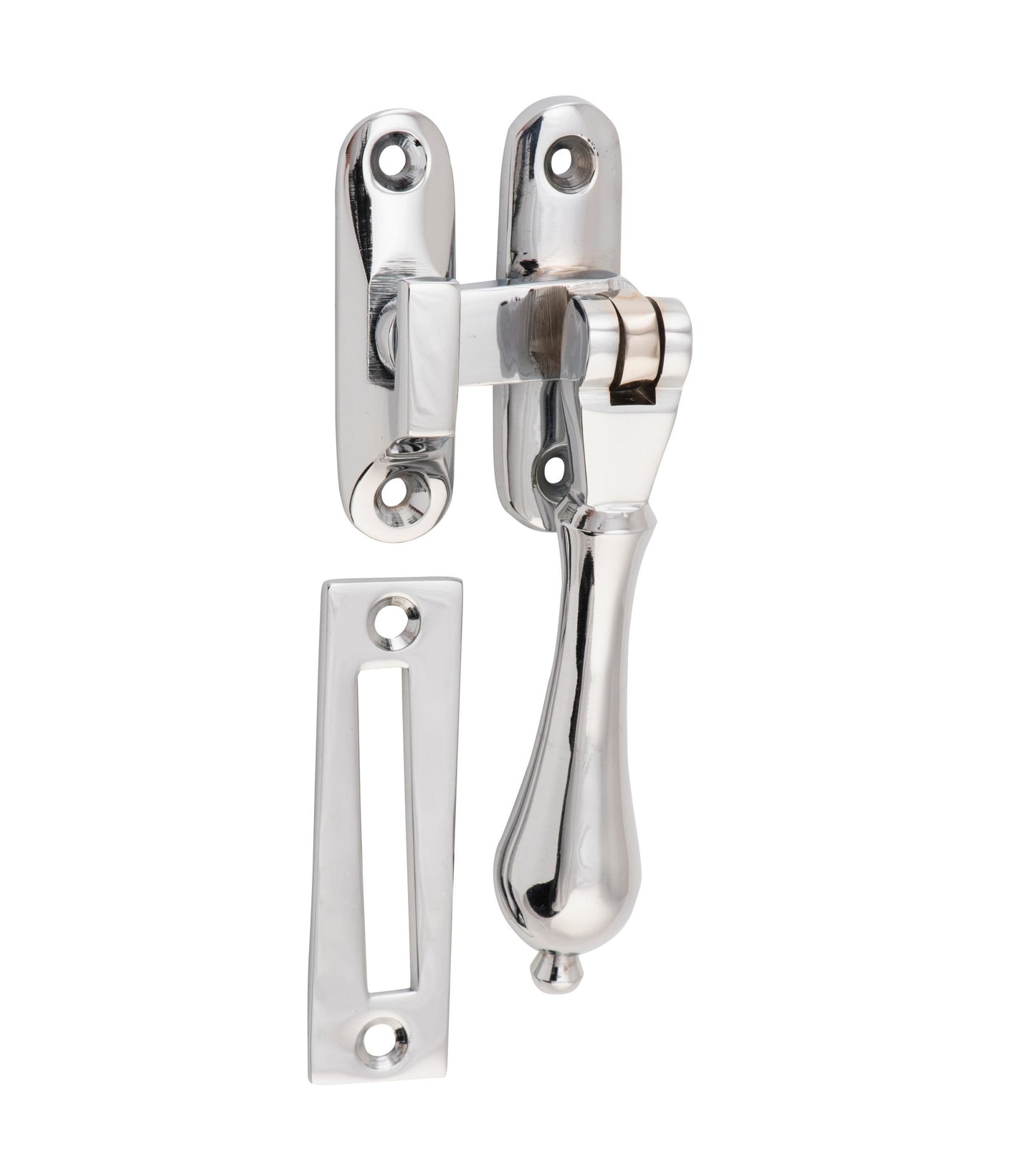 Teardrop Casement Fastener - Chrome Plated