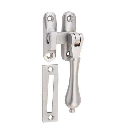 Teardrop Casement Fastener - Satin Chrome