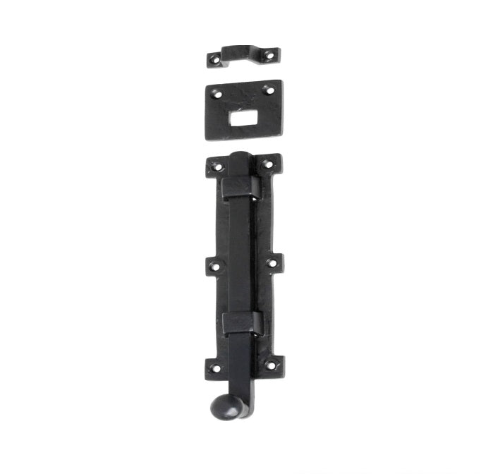 Tower Bolt L200mm - Matt Black