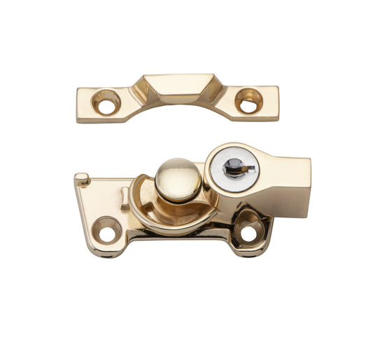 Wide Base Key Operated Locking Sash Fastener