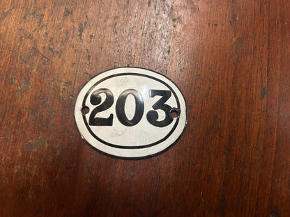 Discontinued Enamel Numbers