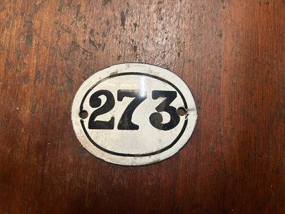 Discontinued Enamel Numbers