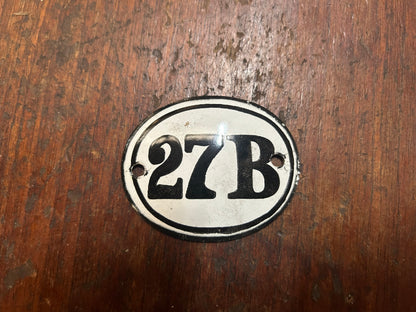 Discontinued Enamel Numbers