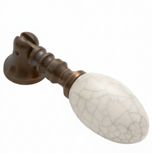 Porcelain Teardrop Handle
