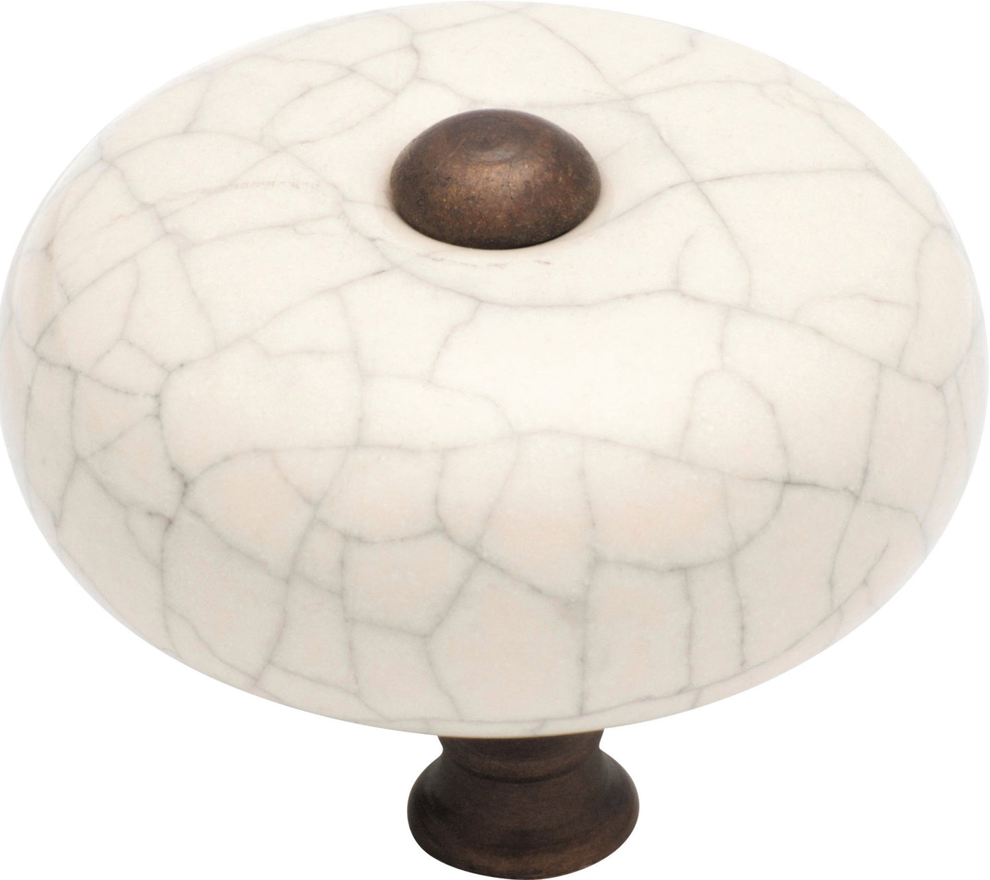 Crazed Round Cupboard Knob – D38xP32mm