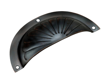 Fluted Drawer Pull - Sheet Brass