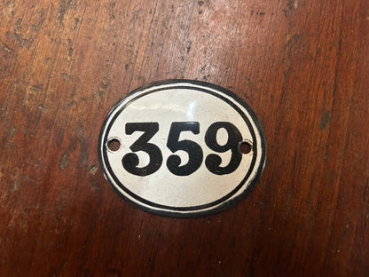 Discontinued Enamel Numbers