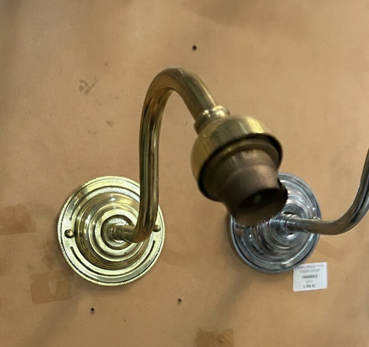 Regent Goose Neck Wall Bracked Brass