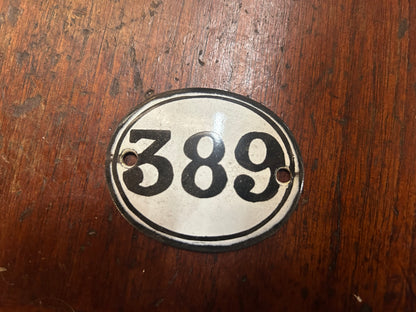 Discontinued Enamel Numbers