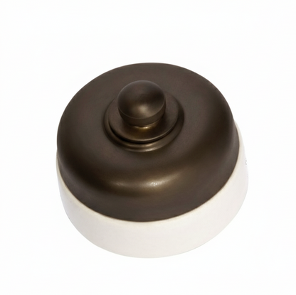 Porcelain Base Dimmers in Polished or Antique Brass. Classic style meets modern control. Premium dimmers to complement period homes and heritage fittings.