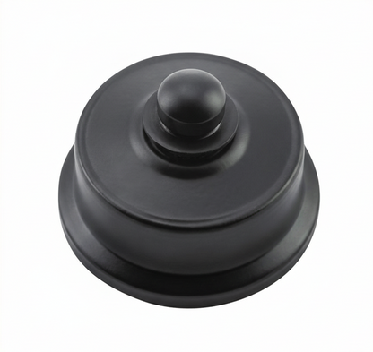 Federation-style Fan Controller with a classic decorative metal plate (square or rectangular) and a simple rotary knob, evoking a heritage or period aesthetic.