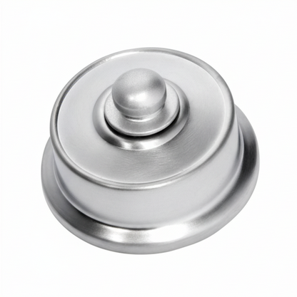 Federation-style Fan Controller with a classic decorative metal plate (square or rectangular) and a simple rotary knob, evoking a heritage or period aesthetic.