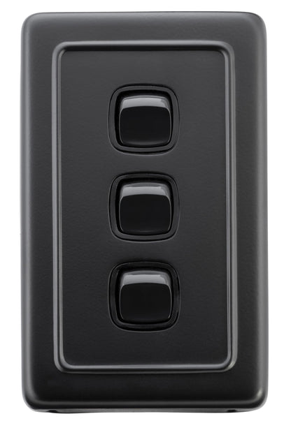Gang Flat Plate Rocker Switches