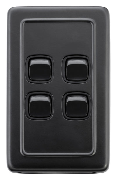 Gang Flat Plate Rocker Switches