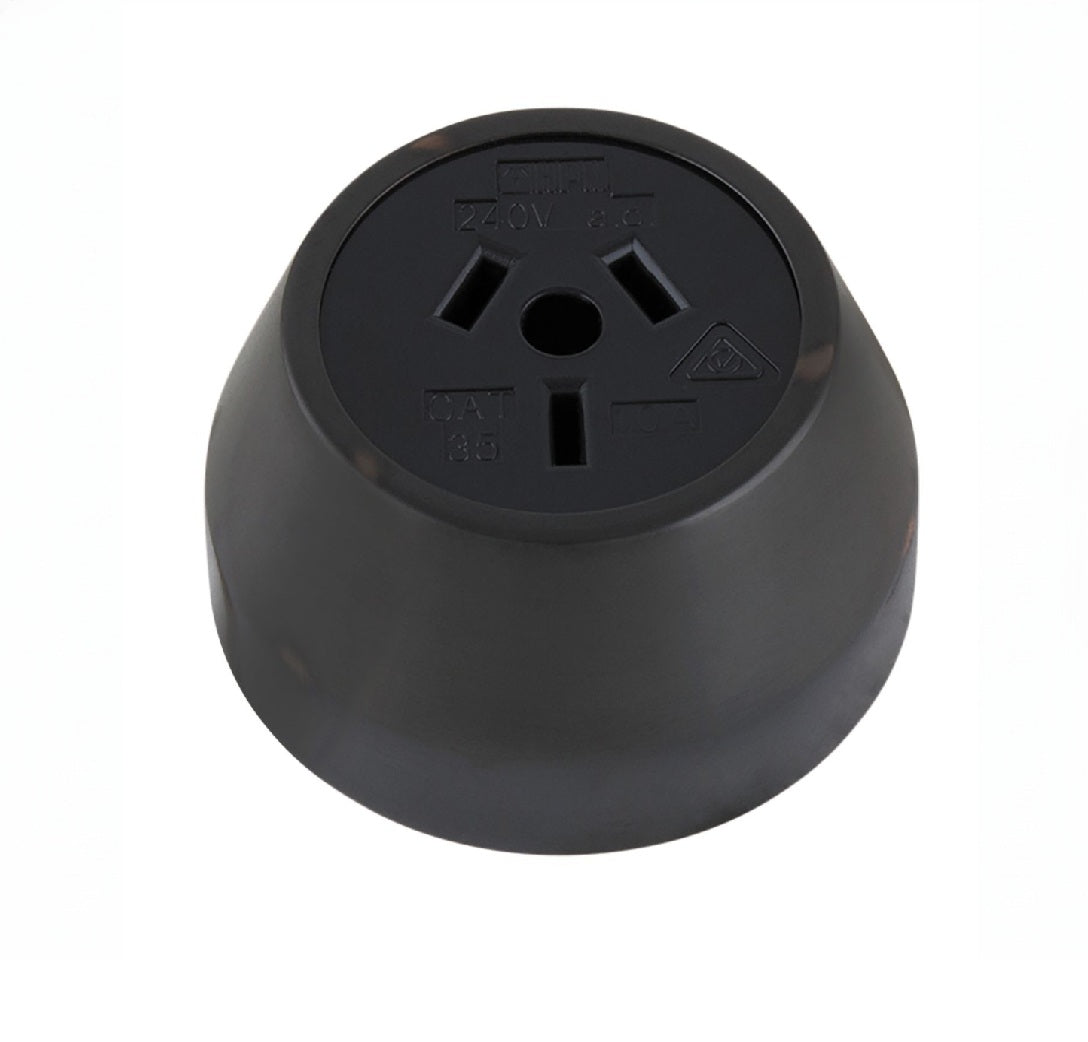 Federation Sockets (Black) - Antique Copper