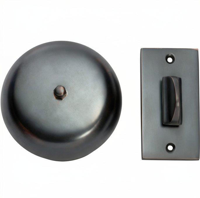 Plain Turn Bells - Antique Copper