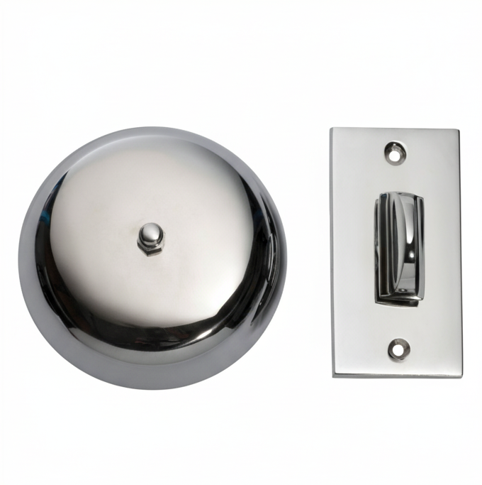 Plain Turn Bells - Chrome Plated