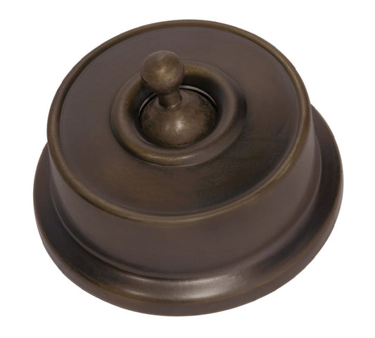 Federation Light Switches - Antique Brass