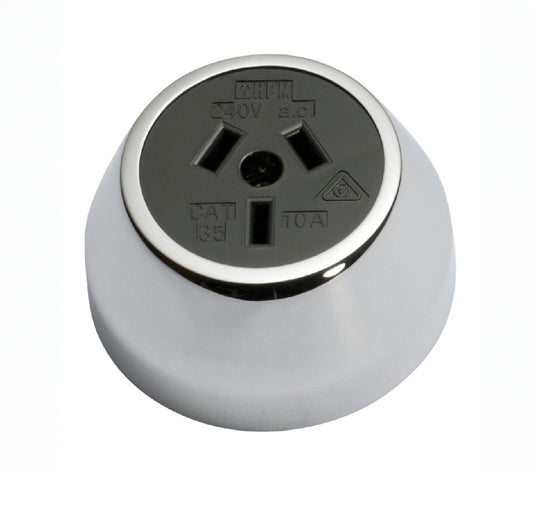 Federation Sockets (Black) - Chrome Plated