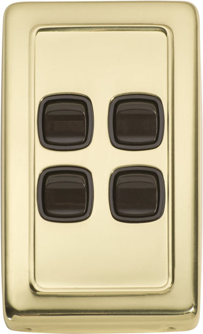 Gang Flat Plate Rocker Switches