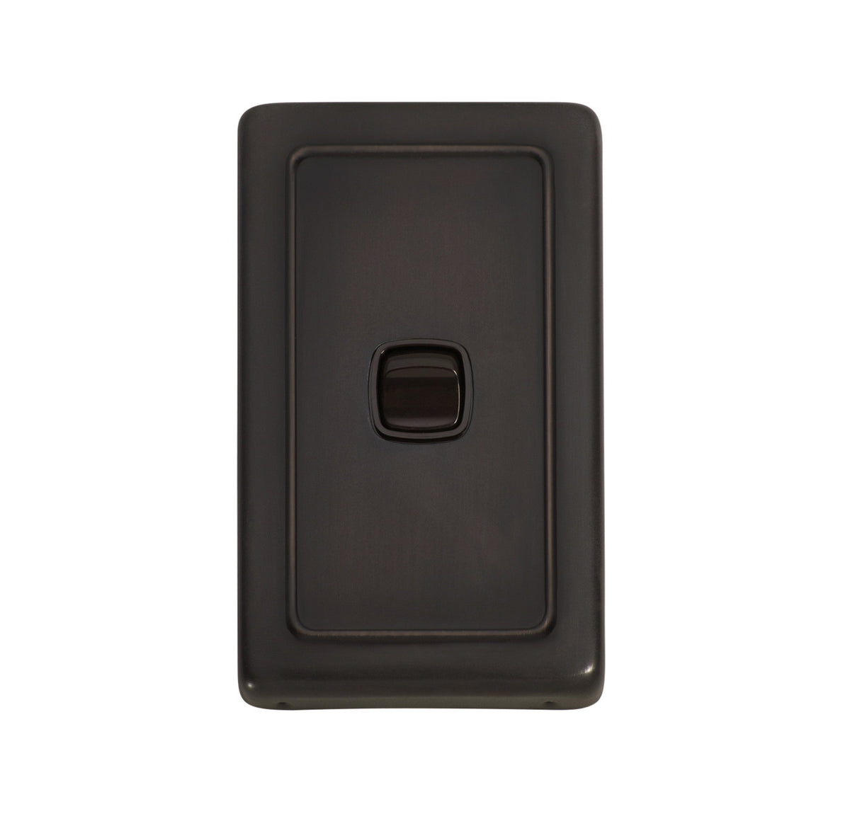 1 Gang Flat Plate Rocker Switches – W72mm - Antique Copper