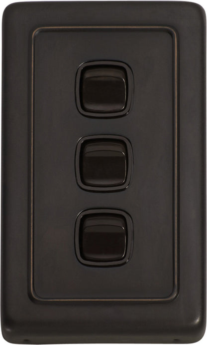 Gang Flat Plate Rocker Switches