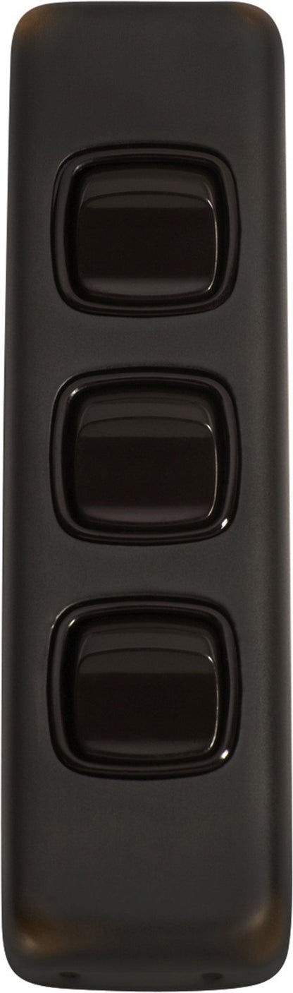 Gang Flat Plate Rocker Switches