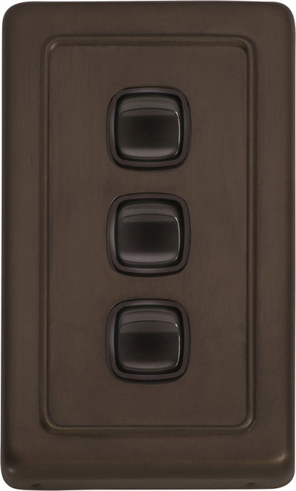 Gang Flat Plate Rocker Switches