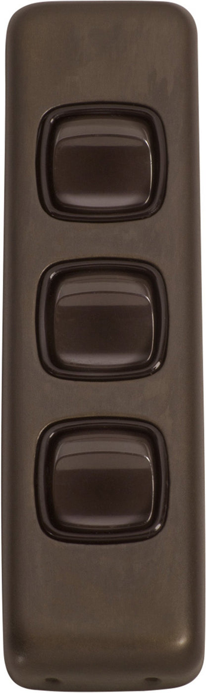 Gang Flat Plate Rocker Switches