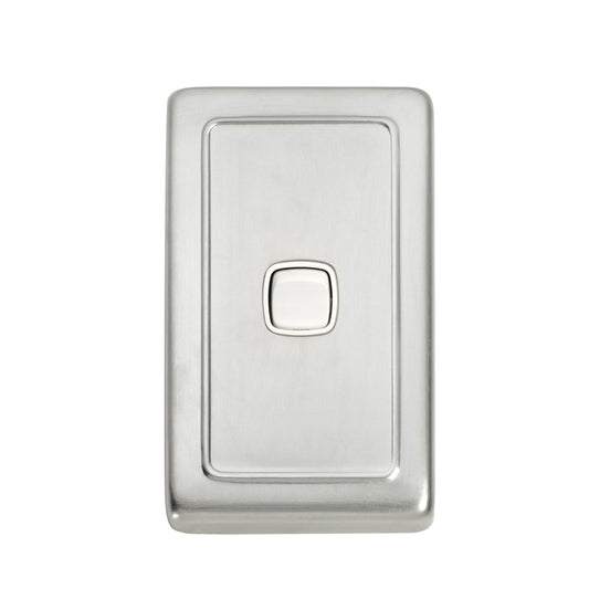 1 Gang Flat Plate Rocker Switches – W72mm