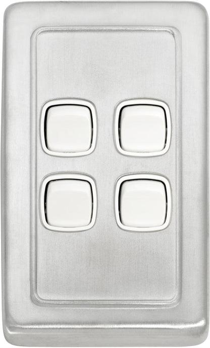 Gang Flat Plate Rocker Switches